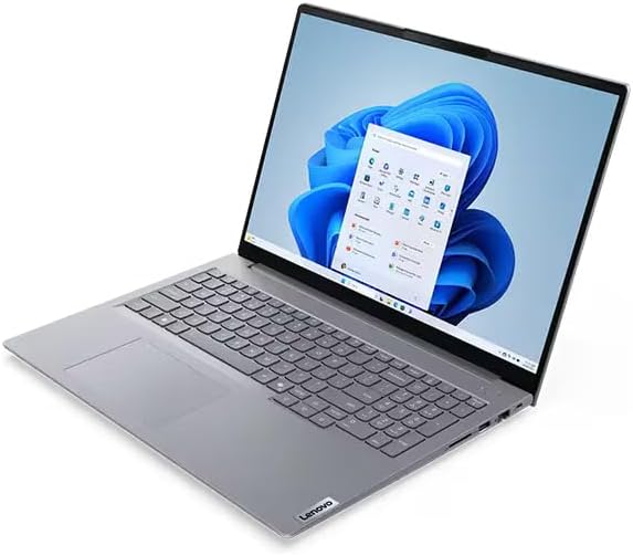 Laptop Lenovo ThinkBook 16 Gen 8 | Intel Core Ultra 7 255H Processor | 16GB DDR5‑5600 RAM | Storage 512GB PCIe 4.0 SSD | Intel Arc 140T Graphics | Display 16" WUXGA IPS | DOS | Artic Grey | 1 Year Warranty