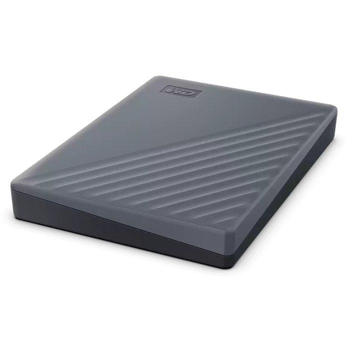 Western Digital My Passport USB-C Hard Drive, 4TB, WDBRMD0040BGY-WESN