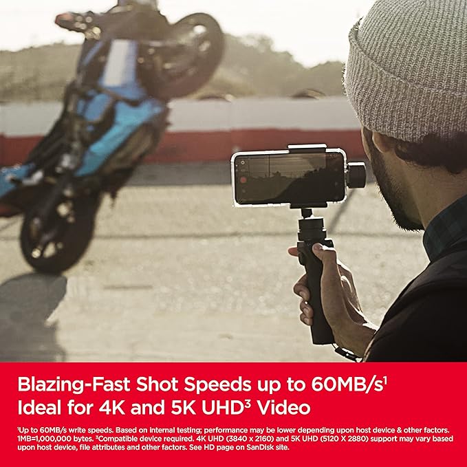 بطاقة ذاكرة SanDisk Extreme microSDHC UHS-I بسعة 32 جيجابايت مع محول - حتى 100 ميجابايت/ثانية، C10، U3، V30، 4K، A1، Micro SD - SDSQXAF-032G-GN6MA