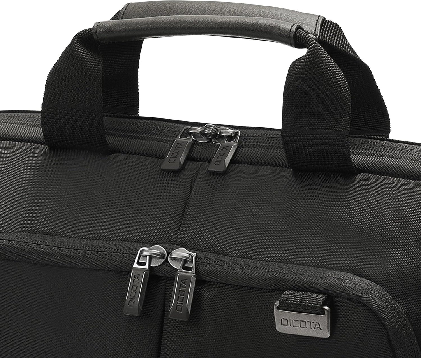 DICOTA Laptop Bag Slim Eco PRO 12-14.1" Black | Model D30990 | memory foam and EVA frame protection, Length-adjustable shoulder strap