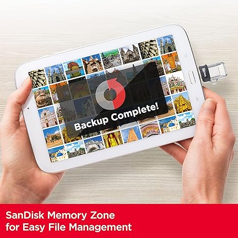 محرك أقراص SanDisk Ultra Dual Drive m3.0 سعة 256 جيجابايت، منفذ microUSB وUSB Type-A، منفذ USB 3.0 عالي السرعة، تصميم قابل للسحب لأجهزة Android وأجهزة الكمبيوتر - SDDD3-256G-G46
