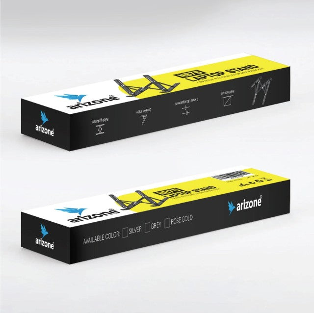 حامل كمبيوتر محمول NB75 قابل للتعديل على شكل حرف L من الألومنيوم | دعامة كمبيوتر قابلة للطي ومُجهزة بتبريد وتهوية