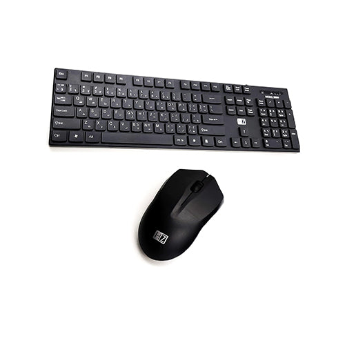 Heatz ZK09 Rectangular Chocolate Type Wired Keyboard and Mouse