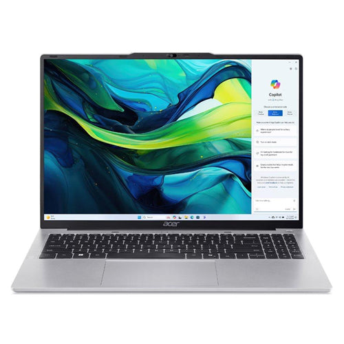 Laptop Acer Aspire Lite | Intel Core i5-1334U Processor | Ram 16GB DDR5 | Storage 512GB NVMe SSD | Display 16" inch WUXGA | Intel UHD Graphics | Color Silver | 1 Year warranty