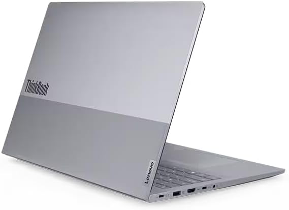 Laptop Lenovo ThinkBook 16 Gen 8 | Intel Core Ultra 7 255H Processor | 32GB DDR5‑5600 RAM | Storage 1TB SSD | Intel Arc 140T Graphics | Display 16" WUXGA IPS | DOS | Artic Grey | 1 Year Warranty