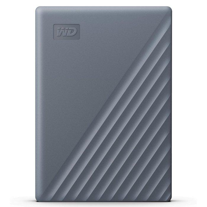 Western Digital My Passport USB-C Hard Drive, 4TB, WDBRMD0040BGY-WESN
