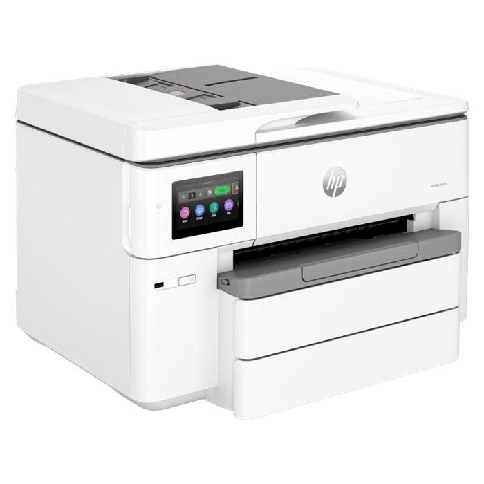 طابعة HP OfficeJet Pro 9730 الكل في واحد (بيضاء) | ٢٢ صفحة في الدقيقة / ٤٨٠٠ نقطة في البوصة | A3 | USB | LAN | Wi-Fi | طابعة نافثة للحبر ملونة