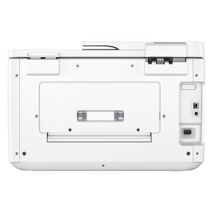 طابعة HP OfficeJet Pro 9730 الكل في واحد (بيضاء) | ٢٢ صفحة في الدقيقة / ٤٨٠٠ نقطة في البوصة | A3 | USB | LAN | Wi-Fi | طابعة نافثة للحبر ملونة