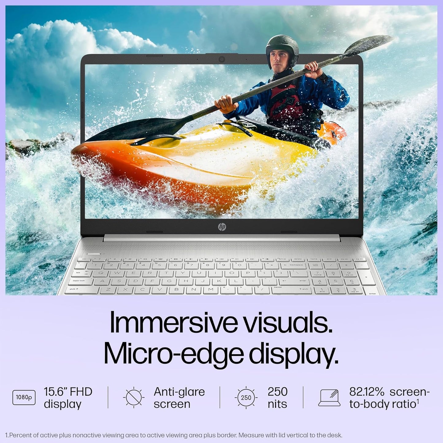HP Laptop 15s-fq5210ne Intel Core i3- 1215u | 8GB Ram | 512 GB SSD | 15.6 FHD | Dos