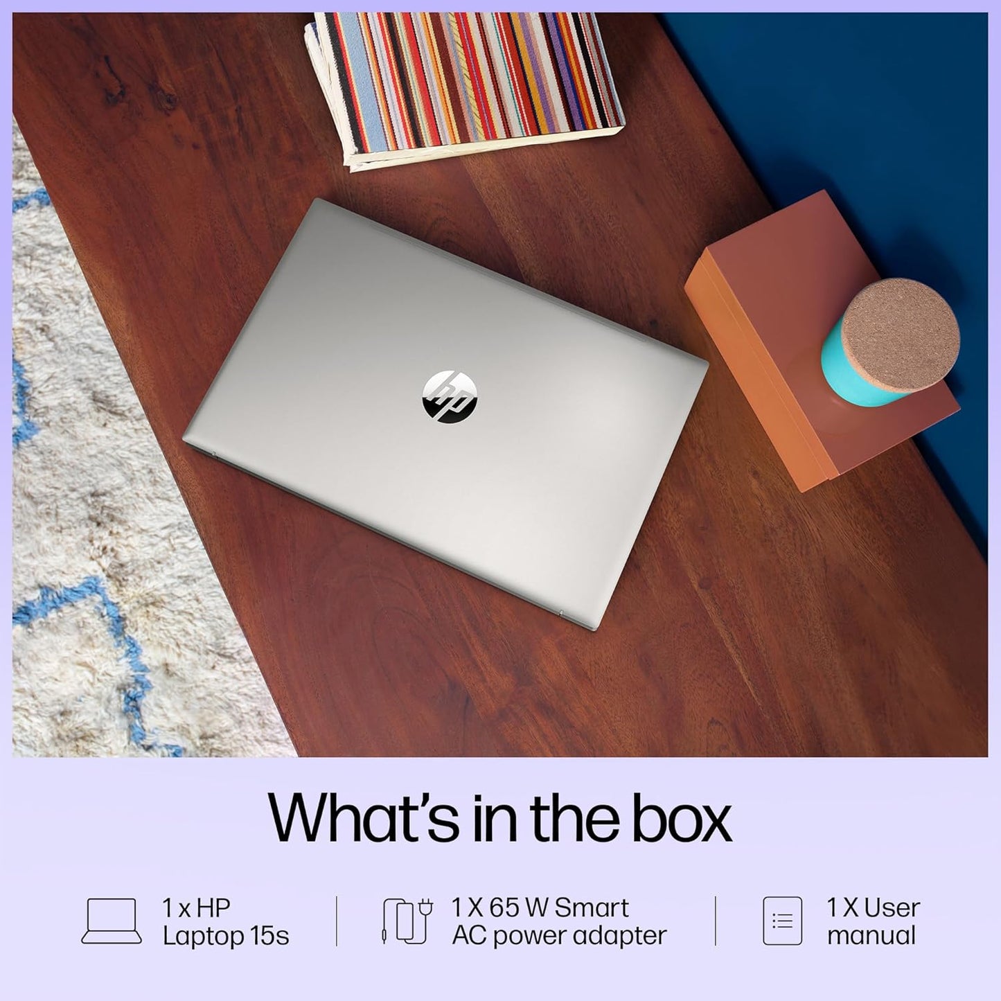 HP Laptop 15s-fq5210ne Intel Core i3- 1215u | 8GB Ram | 512 GB SSD | 15.6 FHD | Dos