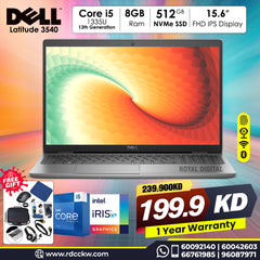 Laptop Dell Latitude 3540 | Intel Core i5-1335U Processor | Ram 8GB DDR5 |  Storage 512GB SSD NVMe | Display 15.6