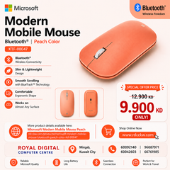 Microsoft Modern Mobile Mouse, Bluetooth, Peach Color - [KTF-00047]