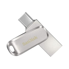 محرك أقراص SanDisk Ultra Dual Drive Luxe USB Type-C سعة 128 جيجابايت - SDDDC4-128G-G46، أسود 