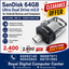 SanDisk 64GB Ultra Dual Drive m3.0 for Android Devices and Computers - microUSB, USB 3.0 - SDDD3-064G-G46 , Black