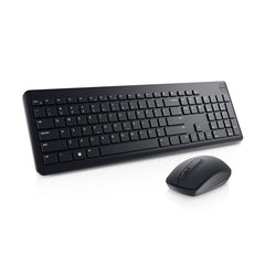 Dell KM3322W Wireless Keyboard and Mouse - 2.40GHz | Optical | 1000dpi | Wireless | Black | Arabic/English Keys - Keyboard & Mouse Combo