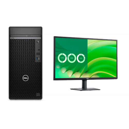 Dell OptiPlex 7020 Desktop PC + 27" Monitor Bundle Intel Core i5‑12500 | 8GB DDR5 | 512GB SSD | DVD‑RW | DOS | 1 Year Warranty