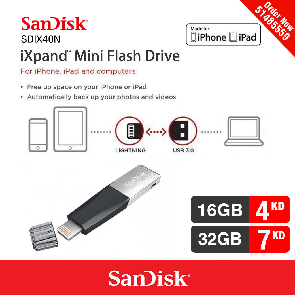 SanDisk iXpand Mini Flash Drive
