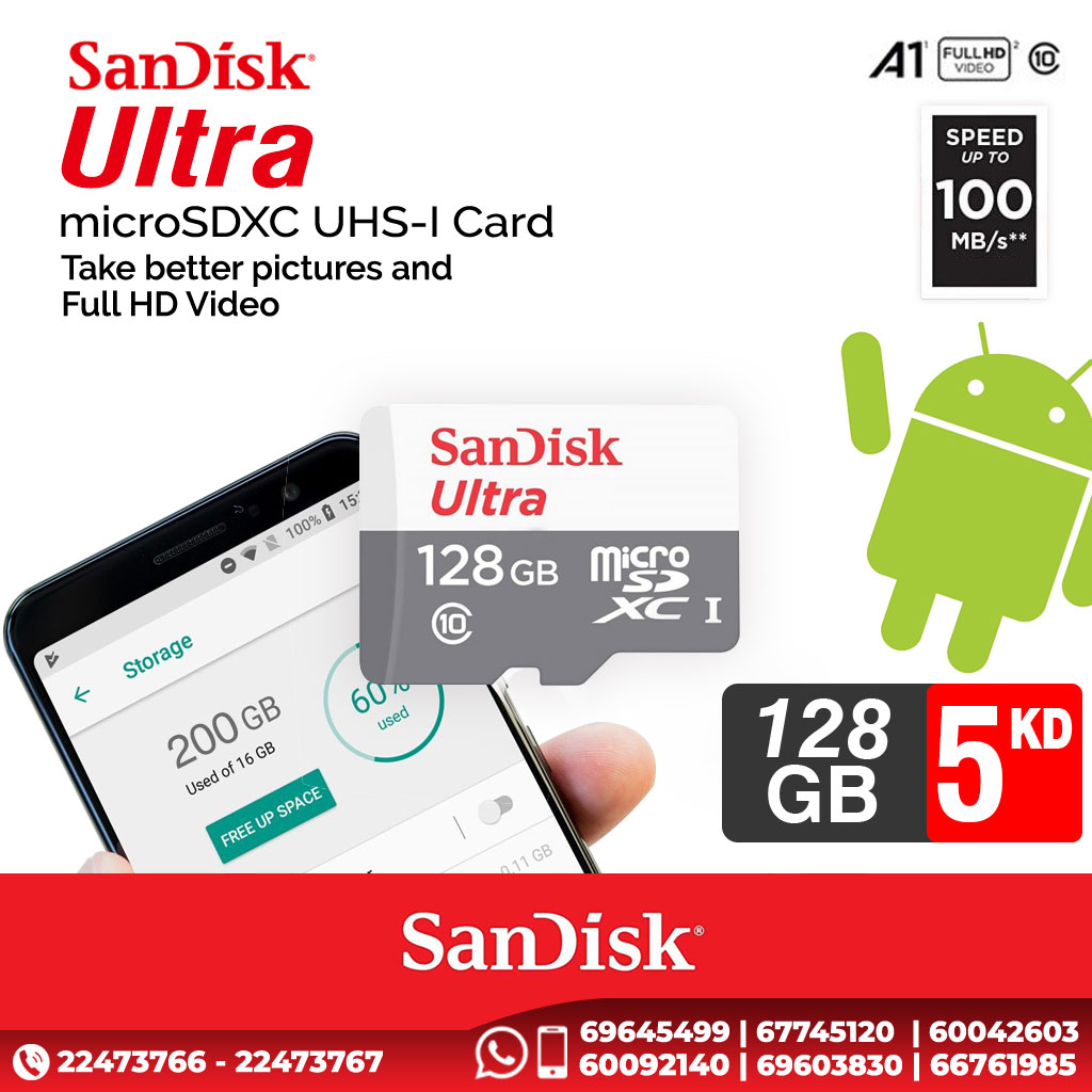 sandisk ultra memory card 128GB 